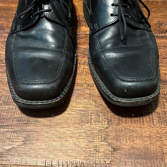 Ecco Men's Black Leather Oxford Shoes - Picture 5 of 8